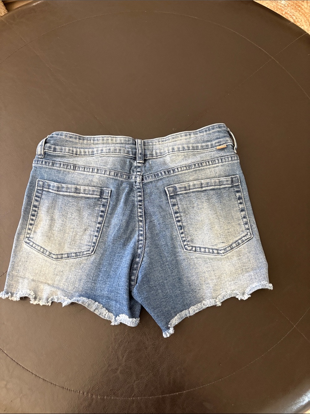 O'Neill Light Blue Distressed Denim Cutoff Shorts - Picture 2 of 3